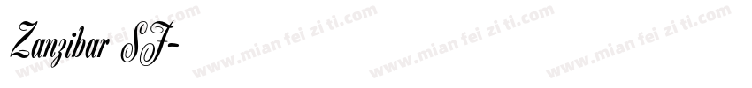 Zanzibar SF字体转换